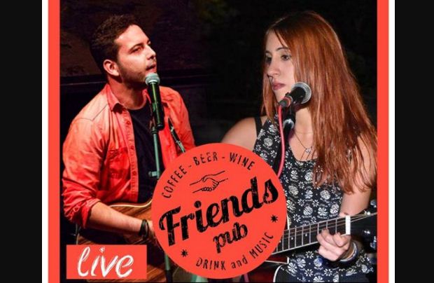 Γιώργος Γελαράκης + Savina Live Παρασκευή 5 Απριλίου @Friends Pub, Βόλοs
