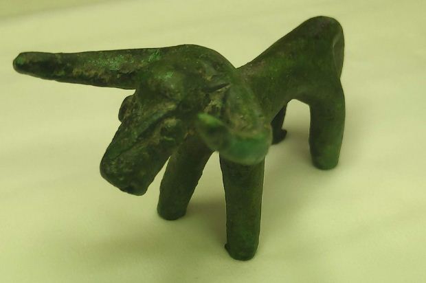 Χάλκινο ειδώλιο ταύρου βρέθηκε στον Αρχαιολογικό Χώρο Ολυμπίας